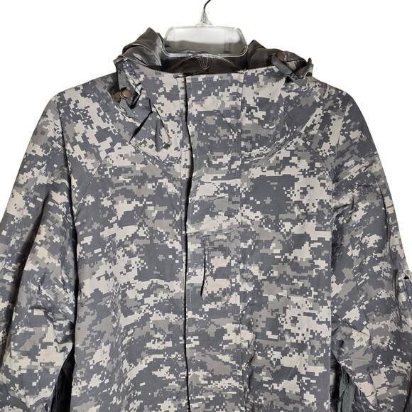 Military ECWCS Parka Jacket UCP Camo H20 Waterproof Tru Spec Hooded 2XL Army - Picture 2 of 8